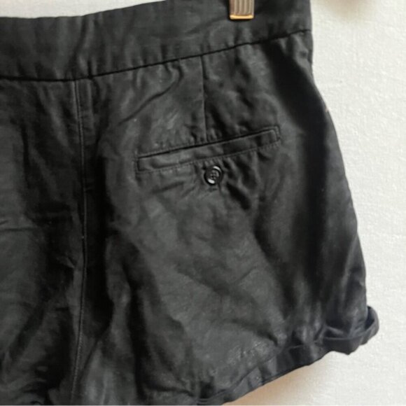 Wilfred Linen black belted shorts Sz 6 - Picture 3 of 8